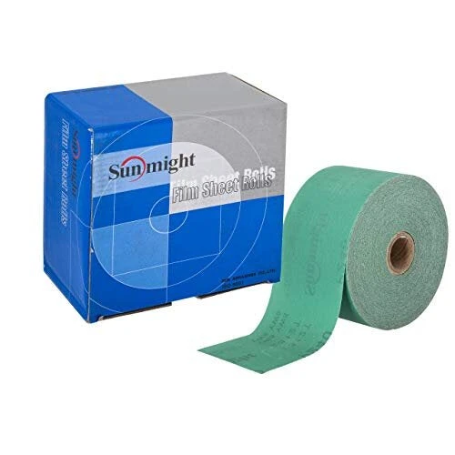 Sunmight File Roll, 2-3/4 In W X 45 Yards L, PSA (Sticky) Film Backed Sandpaper 3 Sunmight File Roll, 2-3/4 In W X 45 Yards L, PSA (Sticky) Film Backed Sandpaper