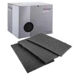 Sunmight Scuff Pads, 6 In W X 9 In L, Ultra Fine, Gray Box/20