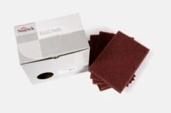 Sunmight Scuff Pads, 6 In W X 9 In L, Very Fine, Maroon Box/20