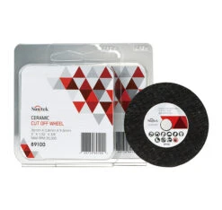 Sunmight Cut-Off Wheel, 3” W, 3/8 In Center Hole, Ceramic Abrasive 5/Pack