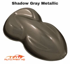 Shadow Gray Metallic Basecoat + Reducer Quart (Basecoat Only) Motorcycle Auto Paint