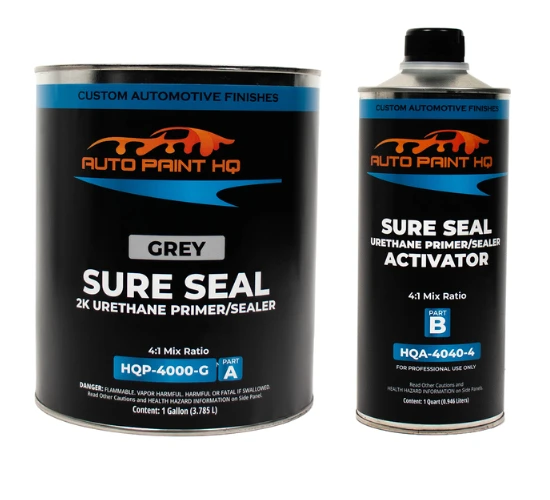 Sure Seal 2K Urethane Sealer Primer Gallon Dark Gray, Black, Or White 3 Sure Seal 2K Urethane Sealer Primer Gallon Dark Gray, Black, Or White