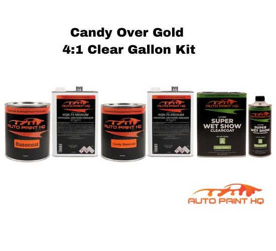 Candy Brandywine Over Gold Base Complete Gallon Kit 4 Candy Brandywine Over Gold Base Complete Gallon Kit - Image 2