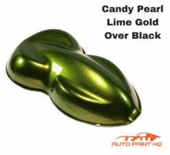 Candy Pearl With Black Base And 2K Clear Spray Can Aerosol Kit -Automotive Paints Store candy pearl lime gold green 2 c56145f4 d594 4c17 a9f6 66bdf5131d98 1