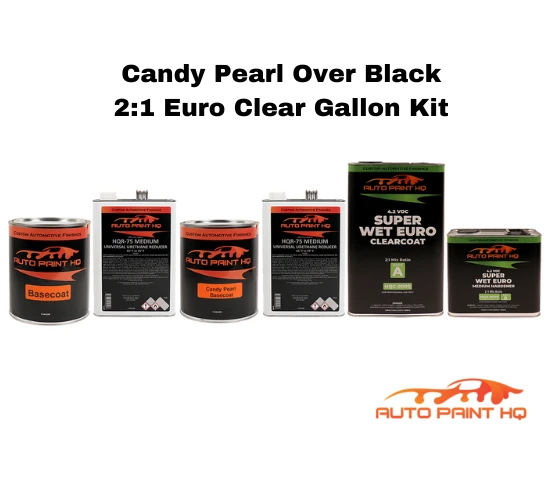 Candy Pearl Blaze Orange Over Black Base Complete Gallon Kit 5 Candy Pearl Blaze Orange Over Black Base Complete Gallon Kit - Image 3