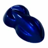 Candy Pearl Electric Blue Quart With Reducer (Candy Midcoat Only) Auto Paint Kit -Automotive Paints Store candy pearl electric blue over black 3