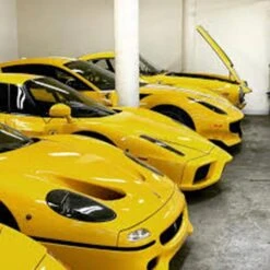 Ferrari 102 Giallo Modena Basecoat Clearcoat Complete Gallon Kit