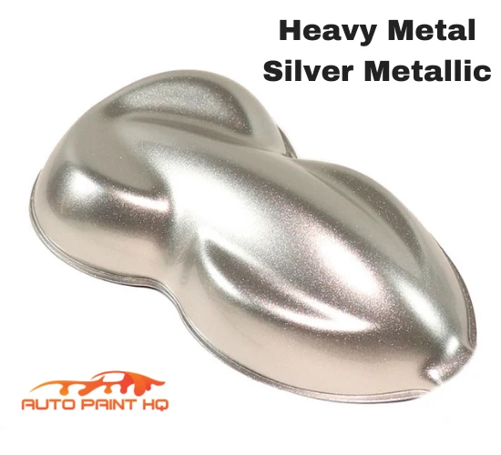 Heavy Metal Silver Metallic Basecoat Clearcoat Quart Complete Paint 3 Heavy Metal Silver Metallic Basecoat Clearcoat Quart Complete Paint