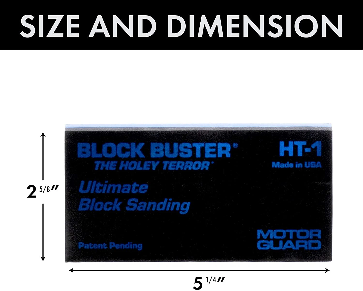 Motor Guard Holey Terror Sanding Block 2-5/8"x5-1/4" 4 Motor Guard Holey Terror Sanding Block 2-5/8"x5-1/4" - Image 2