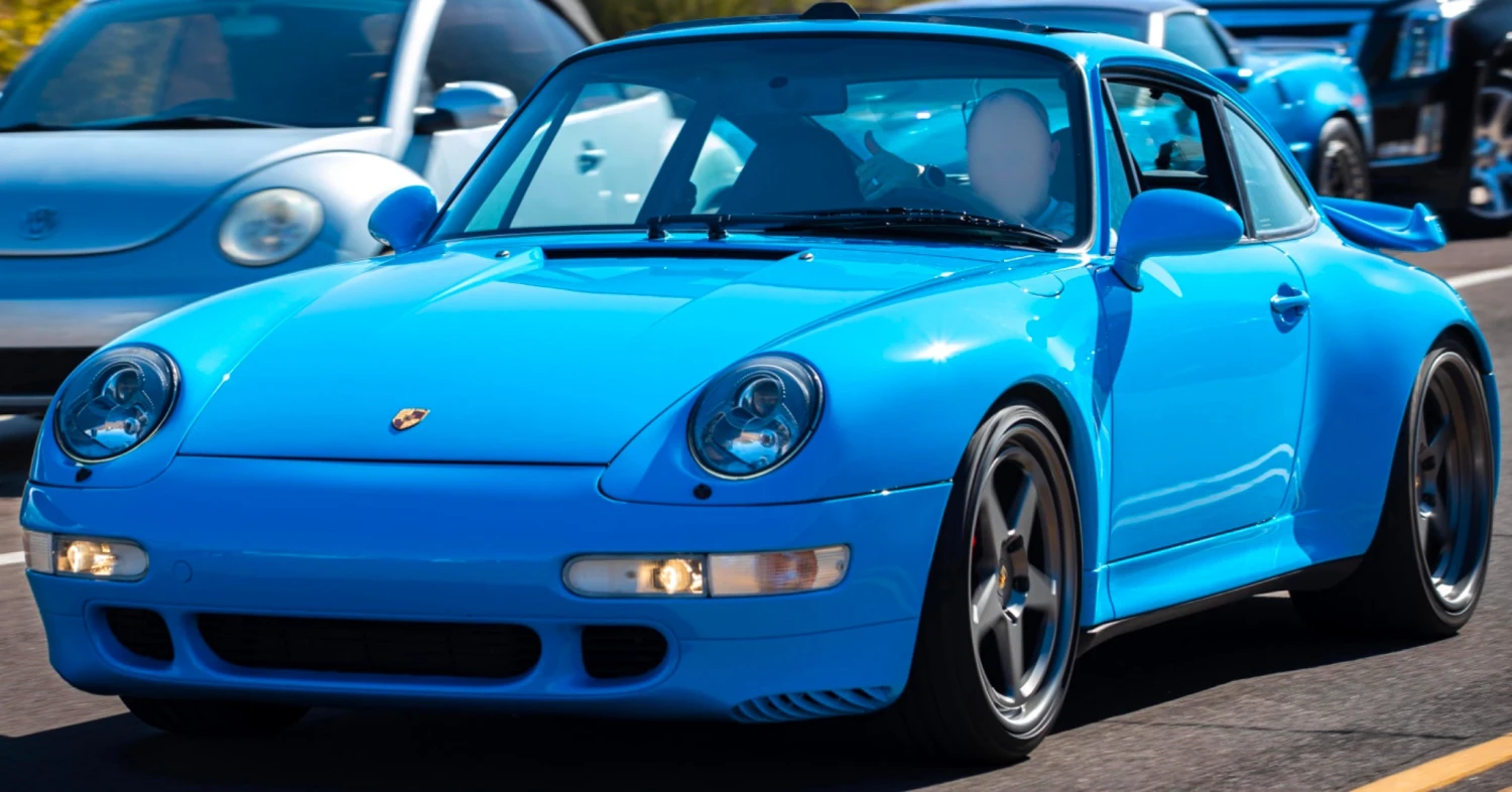 Porsche L39E Rivera Blue Basecoat Clearcoat Complete Gallon Kit 3 Porsche L39E Rivera Blue Basecoat Clearcoat Complete Gallon Kit