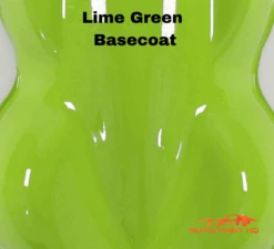 Lime Green Basecoat With Reducer Gallon (Basecoat Only) Car Auto Paint Kit -Automotive Paints Store lime base 2
