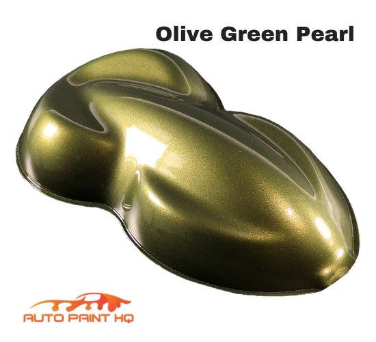 Olive Green Pearl Basecoat Clearcoat Quart Complete Paint Kit 3 Olive Green Pearl Basecoat Clearcoat Quart Complete Paint Kit