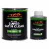 Super Satin Clearcoat Premium Low Gloss Clear Quart With 1/2 Pint Activator 1 Super Satin Clearcoat Premium Low Gloss Clear Quart With 1/2 Pint Activator -Automotive Paints Store super satin clear and hardener quart
