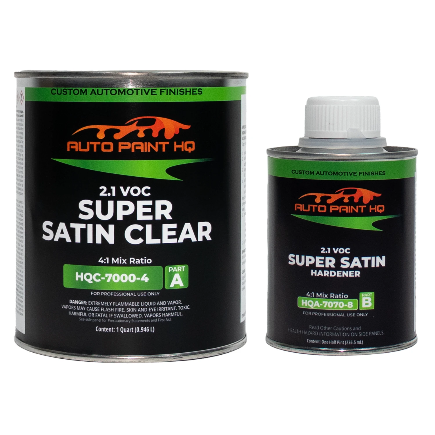 Super Satin Clearcoat Premium Low Gloss Clear Quart With 1/2 Pint Activator 3 Super Satin Clearcoat Premium Low Gloss Clear Quart With 1/2 Pint Activator