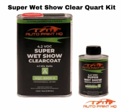 Super Wet Show Clear Coat Quart + Act 4:1 Mix Ratio Clearcoat Kit