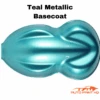 Teal Metallic Basecoat With Reducer Gallon (Basecoat Only) Paint Kit -Automotive Paints Store teal met base 1