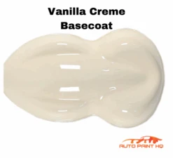 Vanilla Creme Basecoat With Reducer Gallon (Basecoat Only) Car Auto Paint Kit